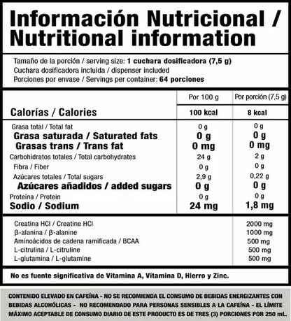 Creatina Smart A-Tack HCL 32 Servicios Smart Nutrition